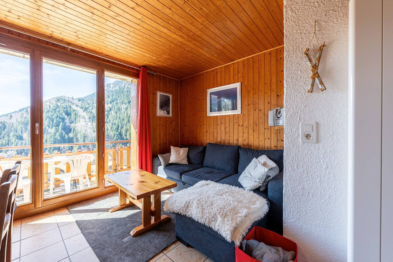 Ganze Wohnung, Appartement „Edelweiss“ mit Bergblick, Balkon und Wlan in Aillon-le-Jeune, Chambéry und Umgebung