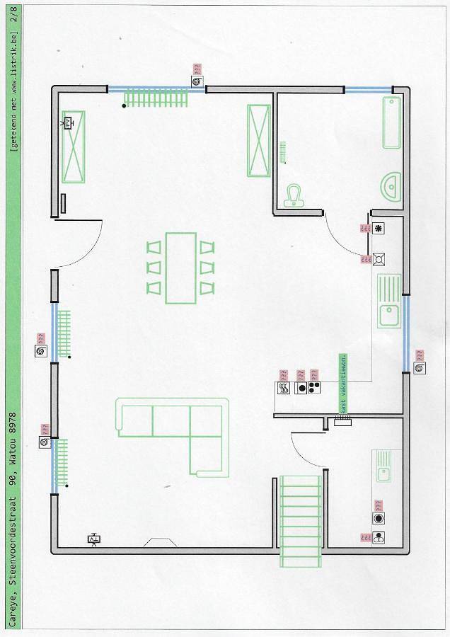 Location de vacances pour 9 personnes, avec jardin et vue, adapté aux familles dans Watou - 2