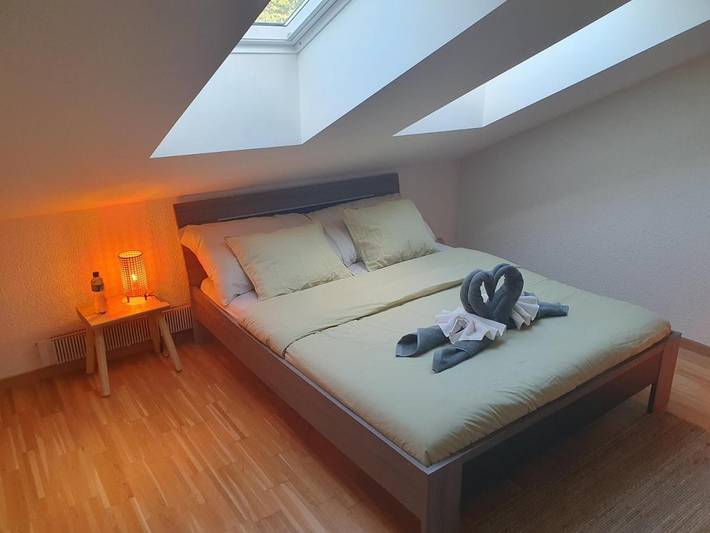 Gîte pour 2 personnes, avec Balcon et Terrasse ainsi que Vue et Vue sur le lac à Vevey - 2