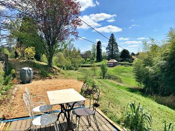 Gîte pour 5 personnes, avec balcon et jardin à Ségur-le-Château