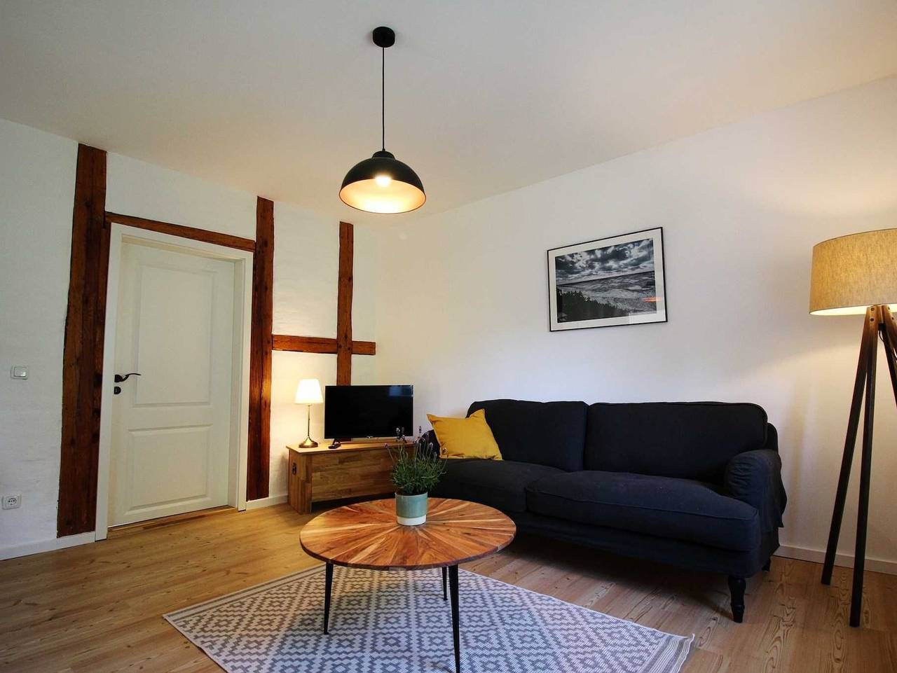 Ganze Ferienwohnung, Ferienhaus Makrele von 1877 - Große Wohnung im Fischerhaus von 1877 in Sundhagen, Stralsund Umland