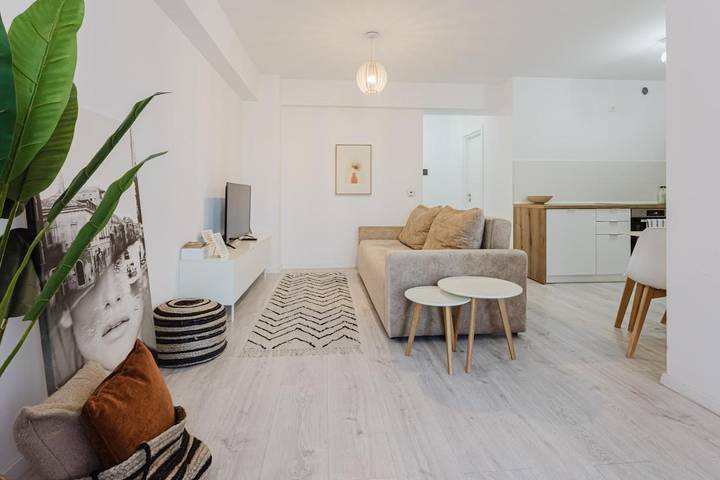 Appartement de vacances pour 3 personnes, avec vue et jardin