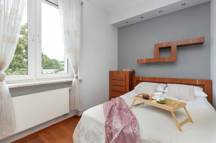 Ganze Wohnung, Bright Grey Apartment | Close to the Beach in Zoppot, Zatoka Gdańska