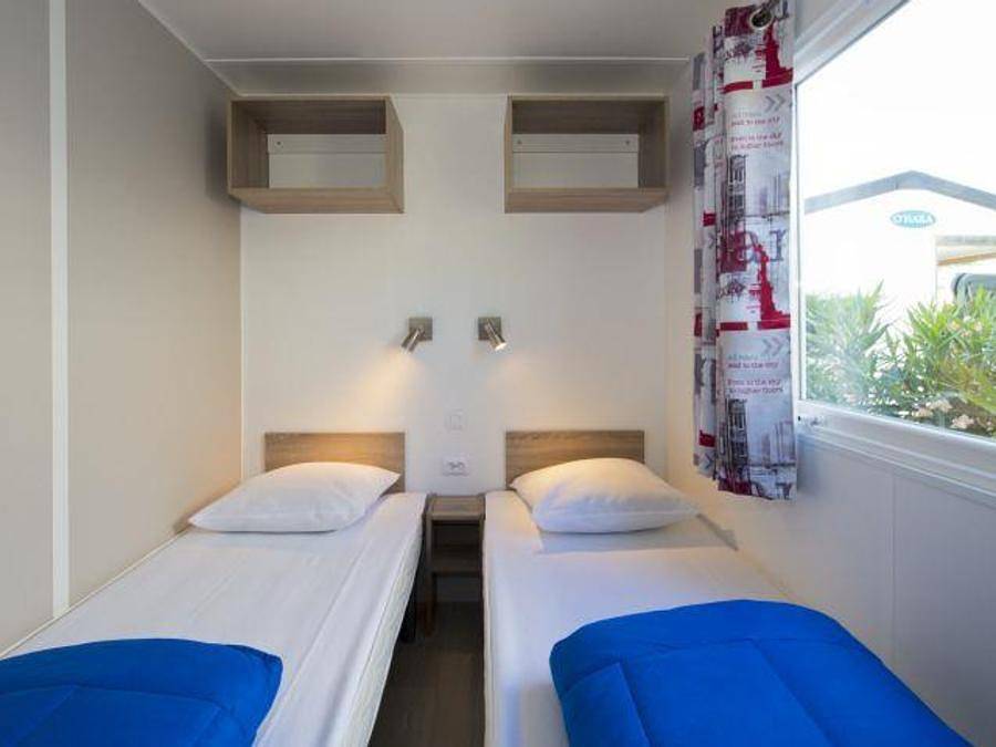 Camping Le Trivoly - Mobilhome 6 personas - Casa móvil Baltic con aire acondicionado - 3 dormitorios in Torreilles, Côte d'Améthyste