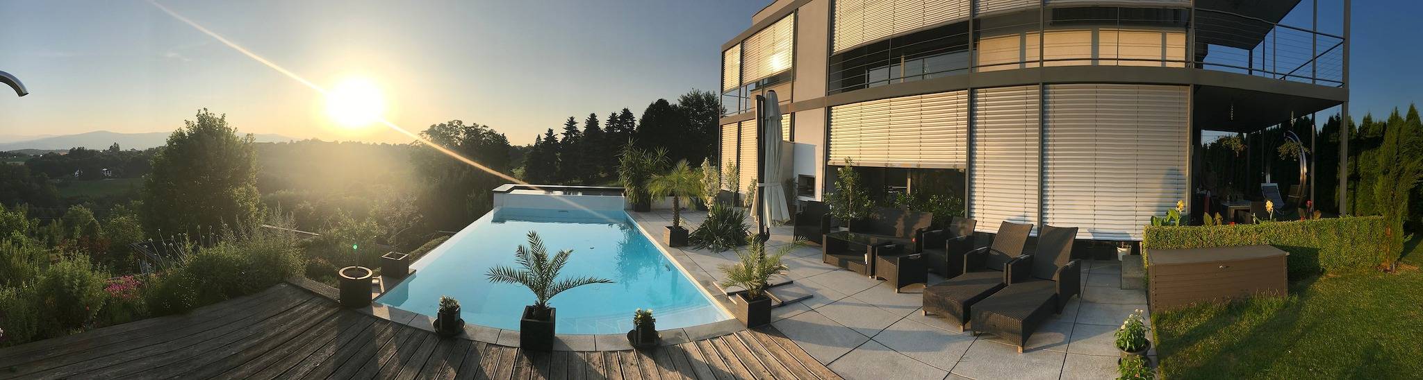 Ganze Ferienwohnung, Appartement Architektenhaus - Pool - Fernsicht in Steirerland