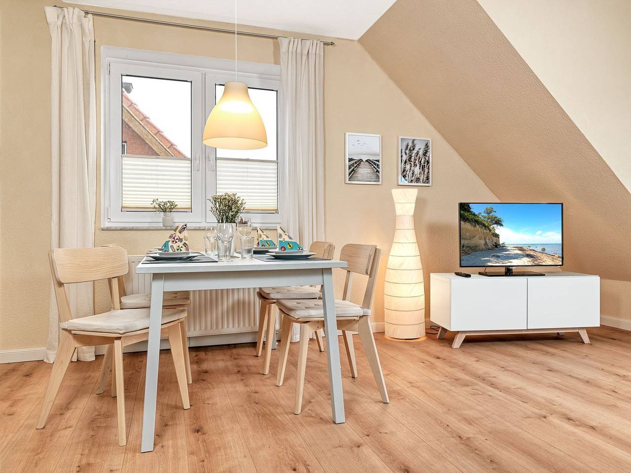 Ganze Wohnung, Wohnung Haffblick - Schöne Ferienwohnung für bis zu 4 Personen. in Am Schwarzen Busch, Nordwestmecklenburg (Wismar und Umgebung)