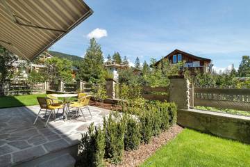 Ferienwohnung für 4 Personen, mit Garten am Pragser Wildsee