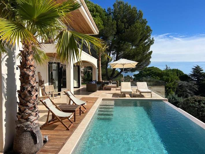 Villa pour 13 personnes, avec piscine ainsi que jardin et vue à La Turbie - 2