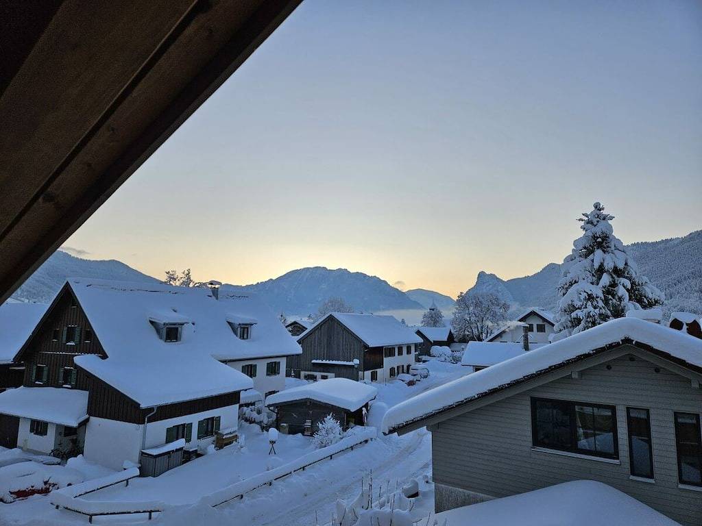 Bergblick Buchwieser in Unterammergau, Bayerische Alpen