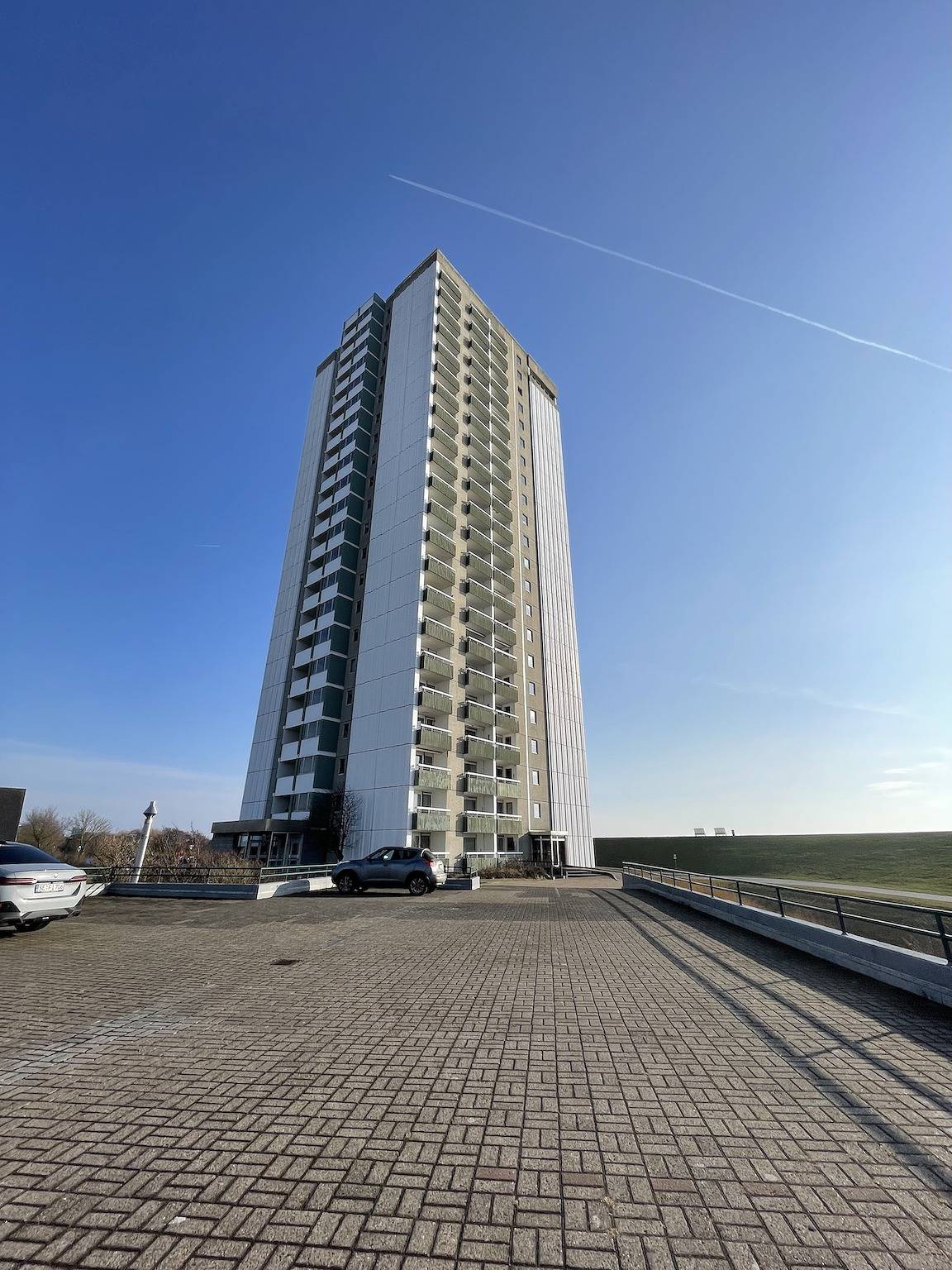Ganze Ferienwohnung, Hochhaus - 2-Raum-Fewo Dünenrose in Büsum, Nordseeküste