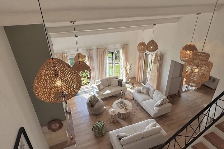 Location de vacances pour 8 personnes, avec jardin ainsi que sauna et piscine à Cabris - 3