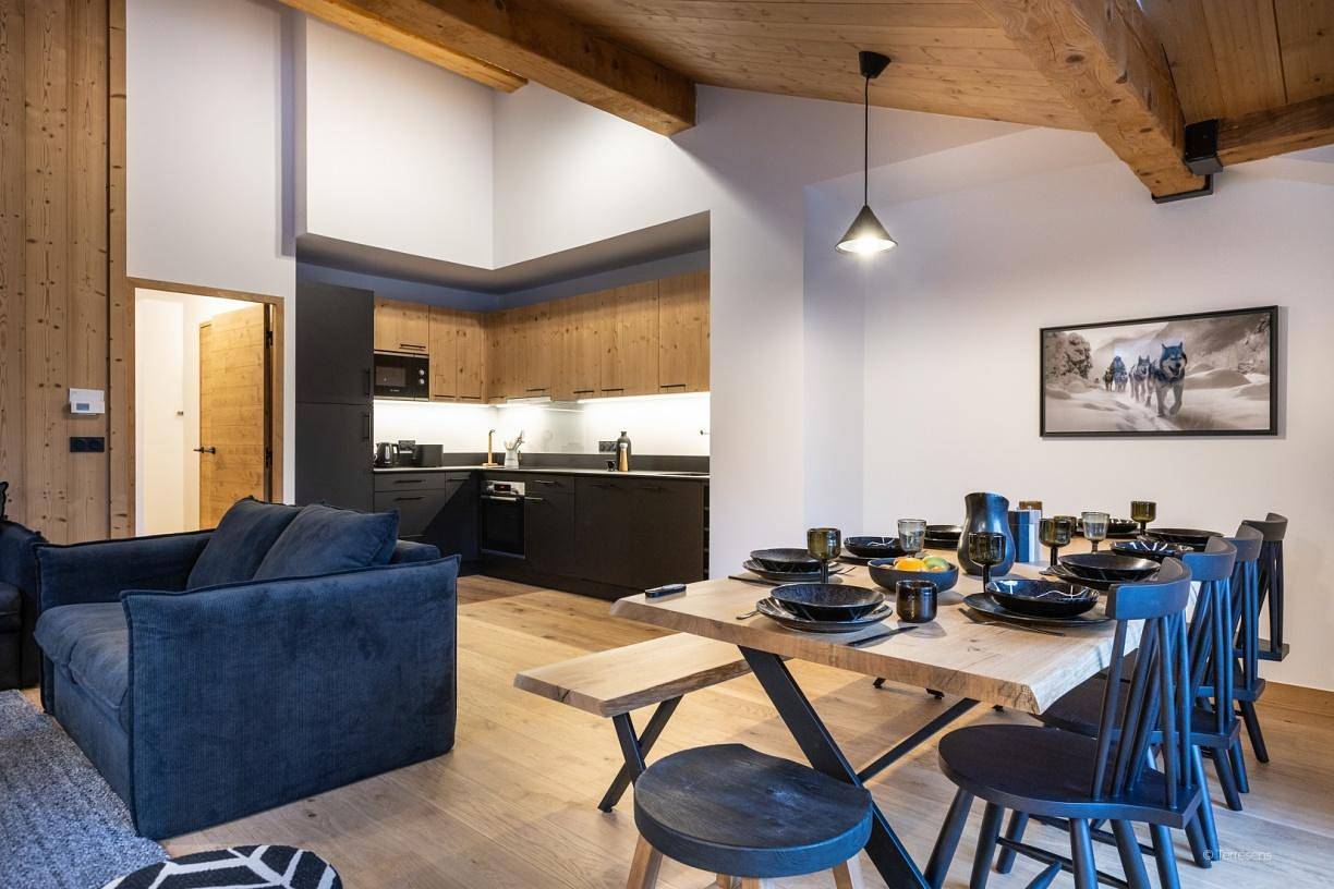 Appartement entier, Résidence Terresens Le Flocon Blanc - Appartement 4 pièces cabine 8-10 personnes (Premium) in La Chapelle-d'Abondance, Les Portes du Soleil