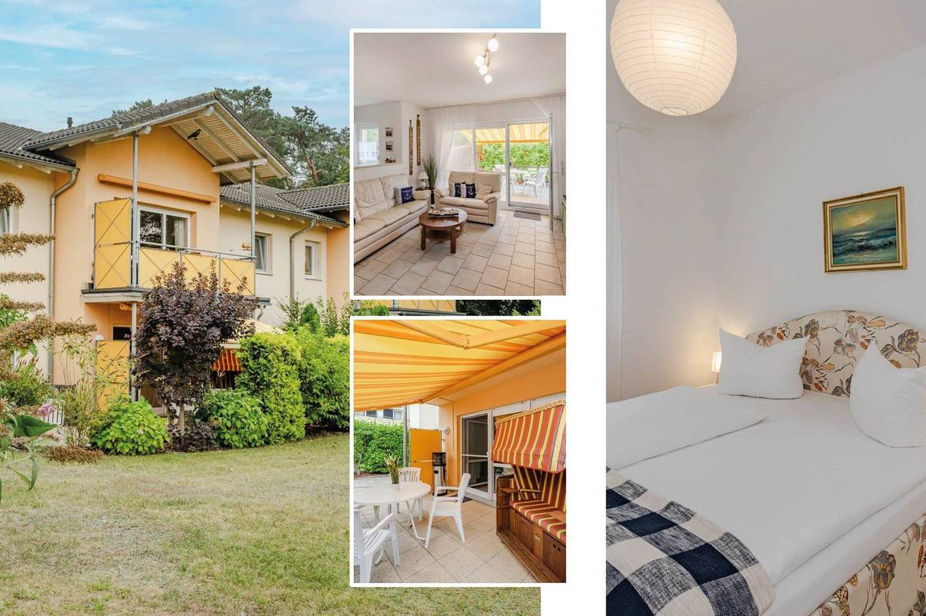 Ganze Wohnung, Moderne Ferienwohnung in Koserow mit Terrasse – strandnah & familienfreundlich in Koserow, Bernsteinbäder