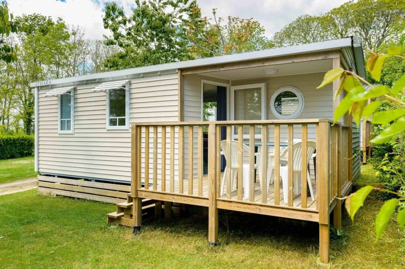 Zecamping 3* piscine couverte dog friendly mobil-home Tv Bbq 25m2 in Clohars-Carnoët, Côte de Cornouaille