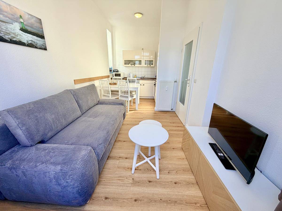 Ganze Wohnung, Fewo Delfin, Leuchtturmnaehe in Warnemünde Strand, Rostock