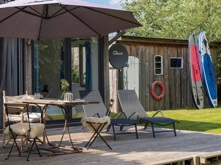 Ferienwohnung für 2 Personen, mit Terrasse und Garten in Altwarp