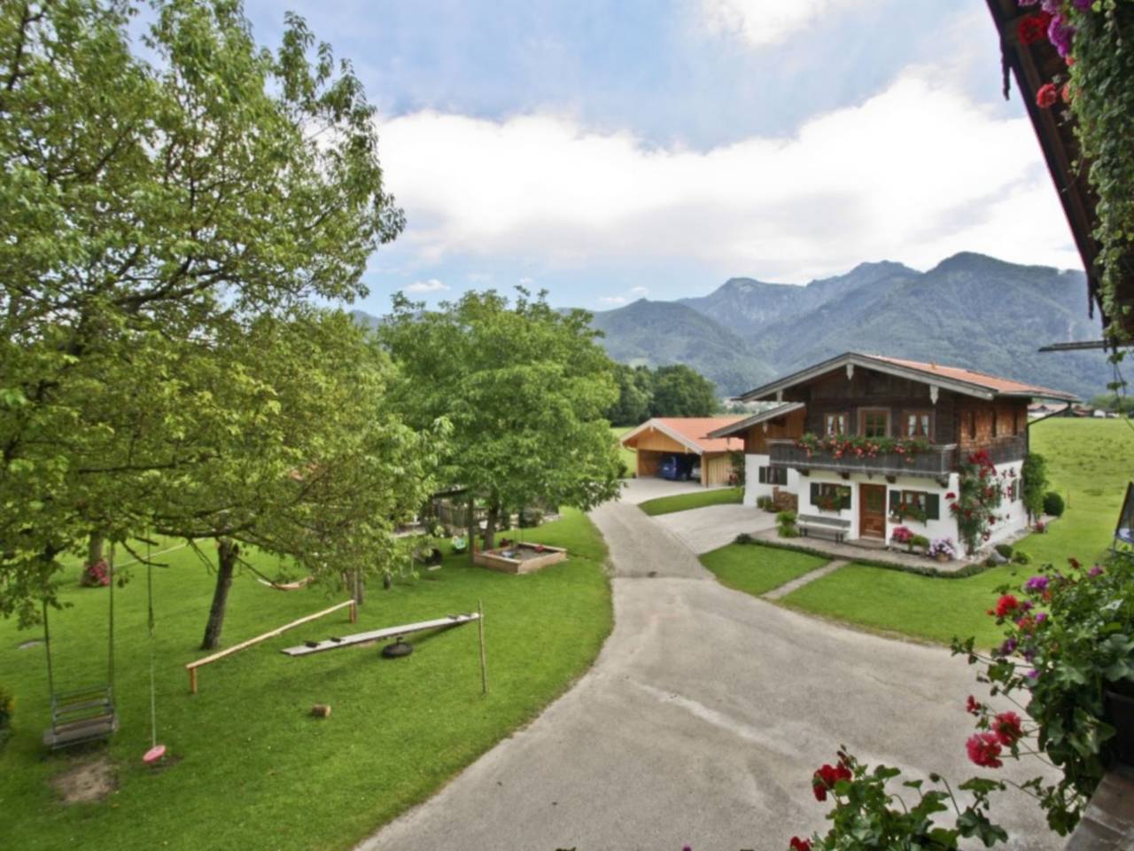 Ganze Ferienwohnung, Baumgartner Nagerhof | Chiemgau Karte - Ferienwohnung Bauernhaus Hochgernblick in Grassau, Chiemsee