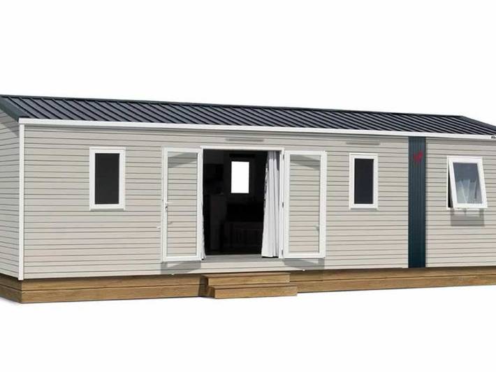 Mobil home pour 6 personnes, avec terrasse et piscine, animaux acceptés à Grayan-et-l'Hôpital - 4