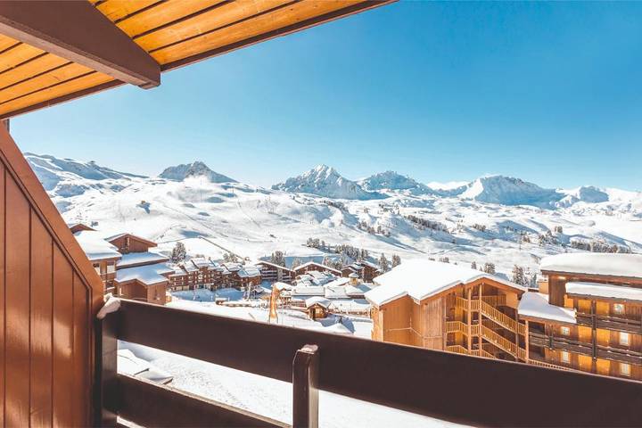 Gîte pour 4 personnes, avec Balcon ainsi que Terrasse et Sauna dans Belle Plagne