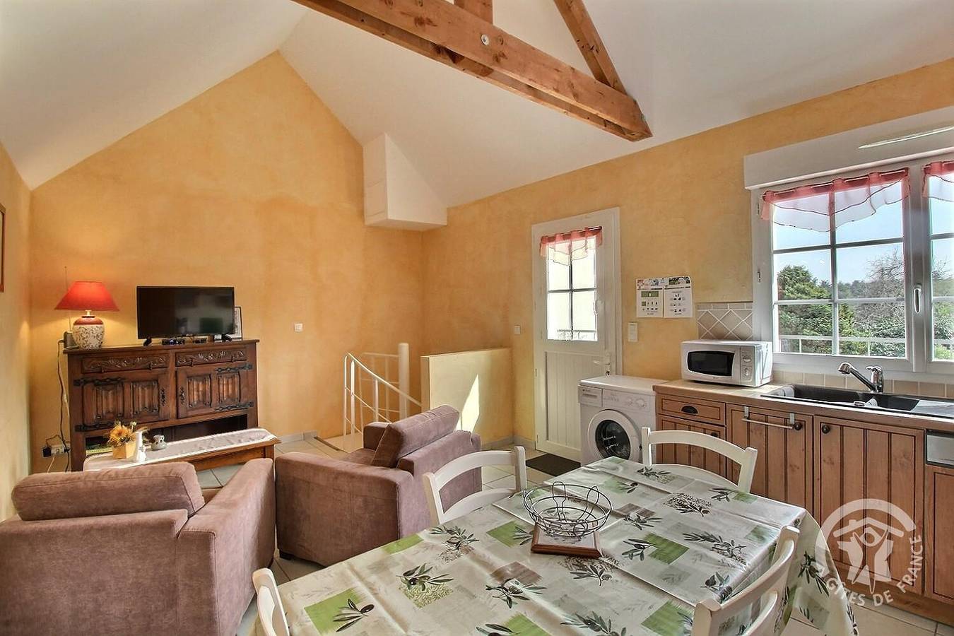 Arevor-Terrasse in Plouha, Côte de Goëlo