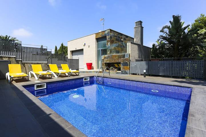 Chalet pour 12 personnes, avec Balcon et Jardin à Salou