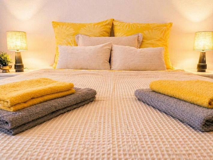 Ferienwohnung für 2 Personen, mit Terrasse und Garten sowie Sauna in Bad Muskau