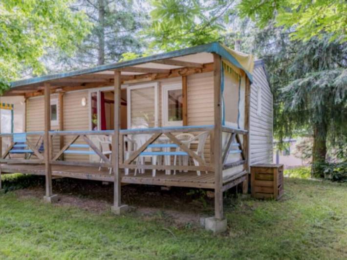 Mobil home pour 4 personnes, avec bassin pour enfant à Saint-Galmier - 2