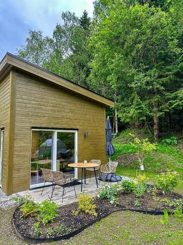 Gîte pour 4 personnes, avec terrasse et jardin dans Flåm