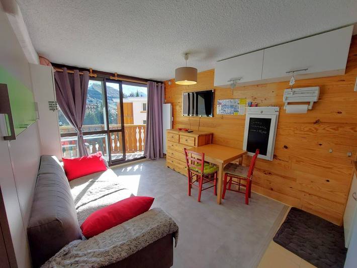 Studio pour 2 personnes, avec balcon dans Les Deux Alpes