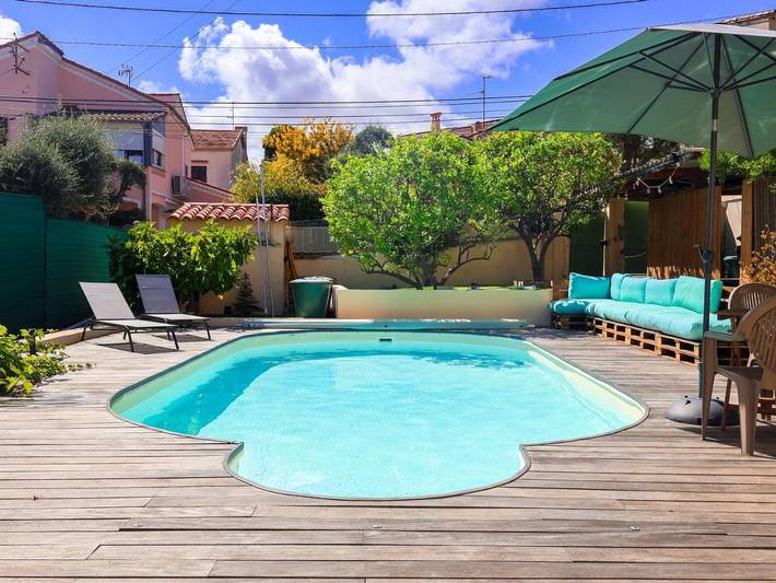 Maison de vacances pour 2 personnes, avec jardin et piscine