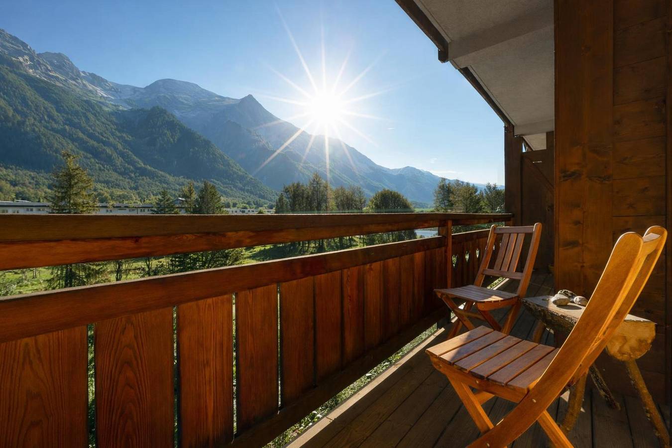 Hel lejlighed, Ferielejlighed for 4 personer med balkon in Chamonix, Bonneville området