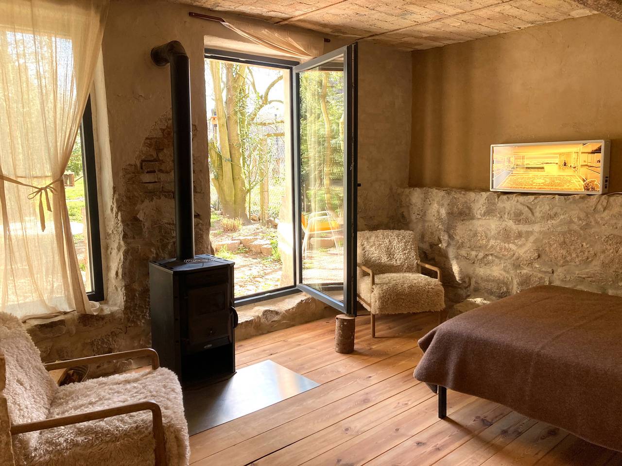 Habitación 'Hühner' con terraza compartida, jardín compartido y Wi-Fi in Wiesenburg, Fläming