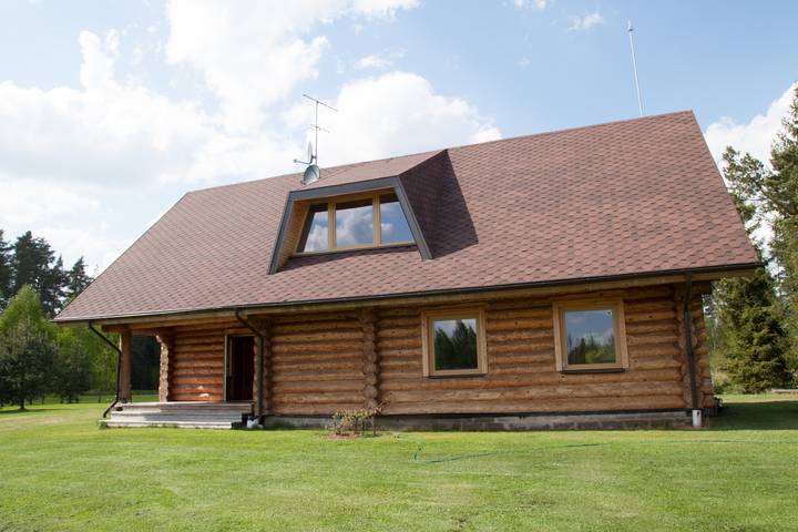 Holiday rental for 11 people, with Balcony/Terrace and Hot tub as well as Garden and Sauna in Latvia