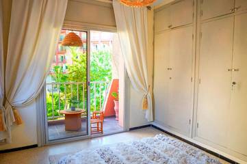 Gîte pour 4 personnes, avec vue et balcon dans Jardin Majorelle Marrakech