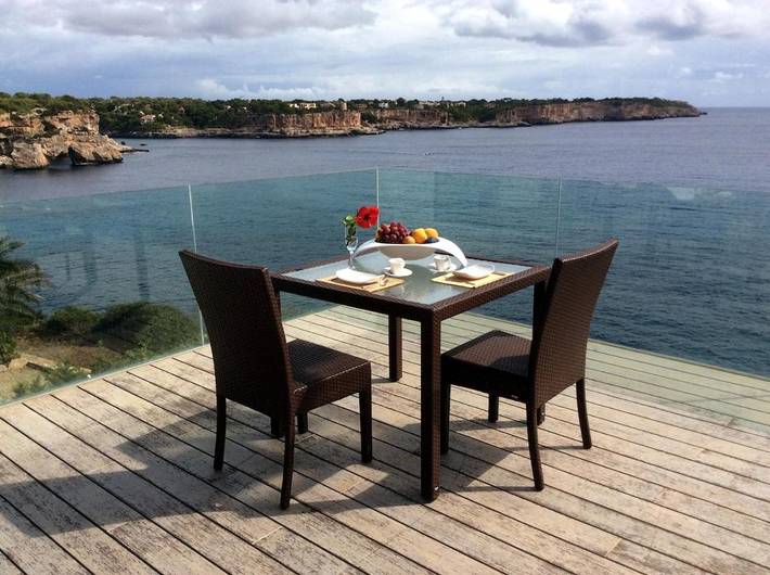 Ferienwohnung für 10 Personen, mit Balkon und Terrasse sowie Garten und Ausblick