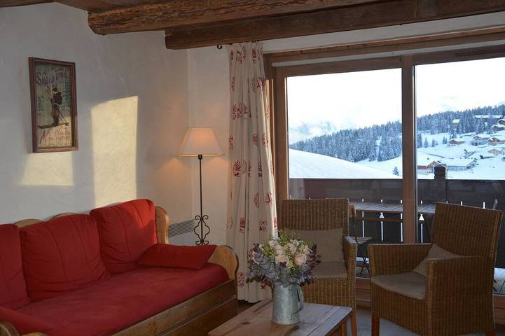 Location de vacances pour 6 personnes, avec balcon à Les Saisies