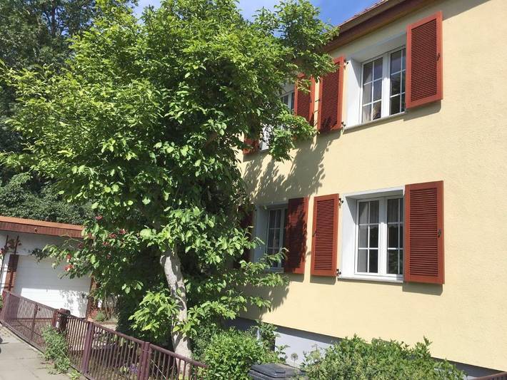 Ferienwohnung für 9 Personen, mit Garten und Ausblick, kinderfreundlich in Leipzig-Ost