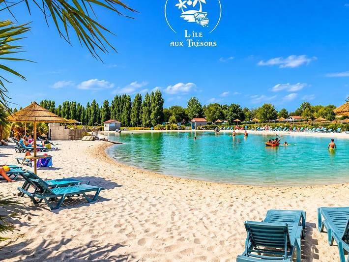 Camping 2 Plages et Océan - Mobilhome 4 personnes - Aqua 2 Chambres 4 Personnes Terrasse semi-couverte - Île aux trésors in Châtelaillon-Plage, Région de La Rochelle