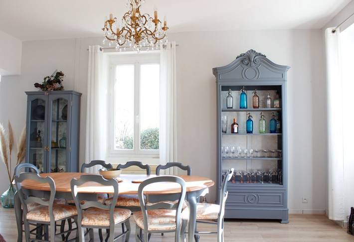 Gîte pour 8 personnes, avec jardin et terrasse