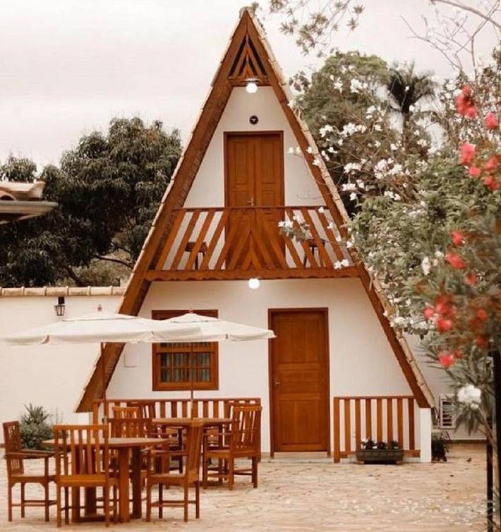 Pousadas para 2 pessoas, com jardim e vista para o lago e ainda vista em Tiradentes