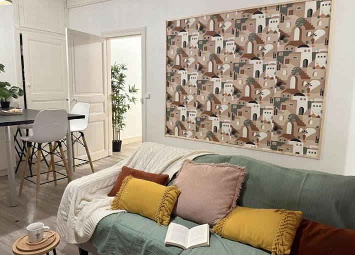 Gîte pour 6 personnes, avec jardin à Trignac