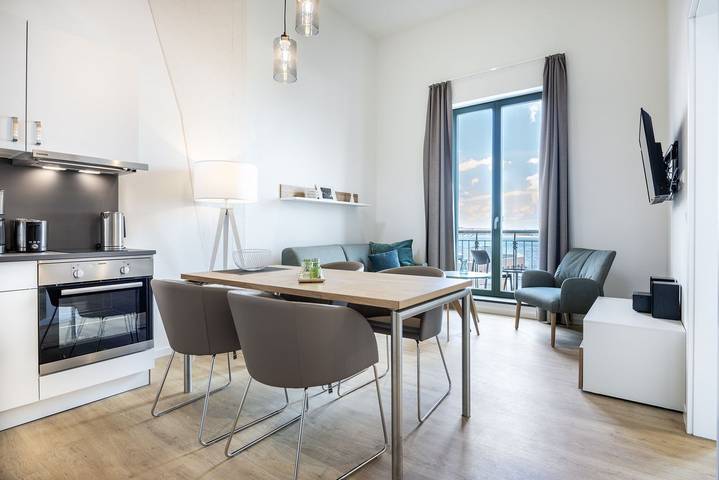 Ferienwohnung für 4 Personen, mit Balkon und Sauna in Wismar