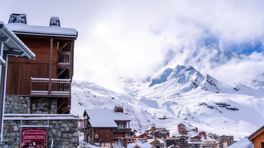 Chalet pour 9 personnes, avec balcon, animaux acceptés à Val Thorens