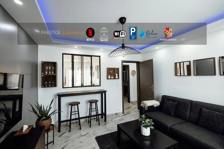 Gîte pour 5 personnes, avec balcon à Mulhouse