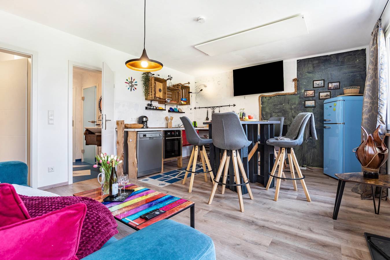 Apartamento entero, Apartamento Patchwork: 2 dormitorios para 4 personas (50 m²) en Alt Reddevitz in Alt Reddevitz, Mönchgut