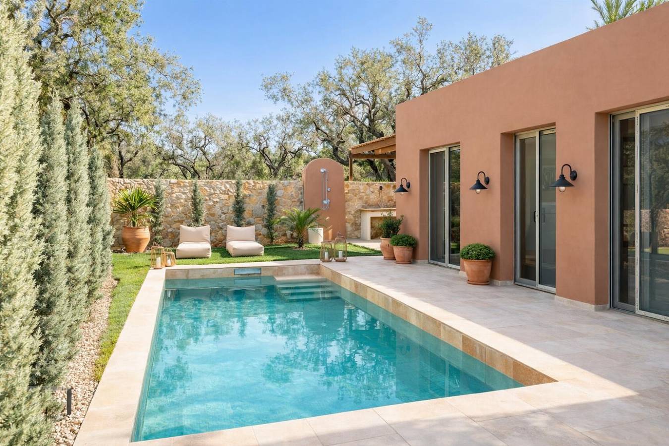 Villa für 3 Personen mit Terrasse in Bochali, Zakynthos