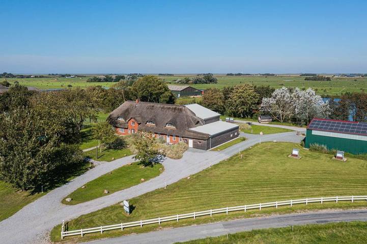 Ferienhaus für 24 Personen, mit Sauna und Balkon sowie Garten in Tating