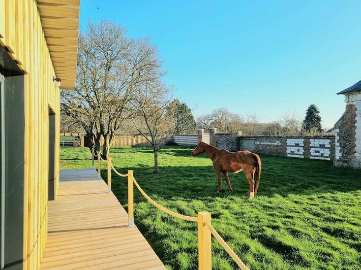 Location de vacances pour 2 personnes, avec jacuzzi ainsi que jardin et terrasse à Saint-Martin-le-Gaillard