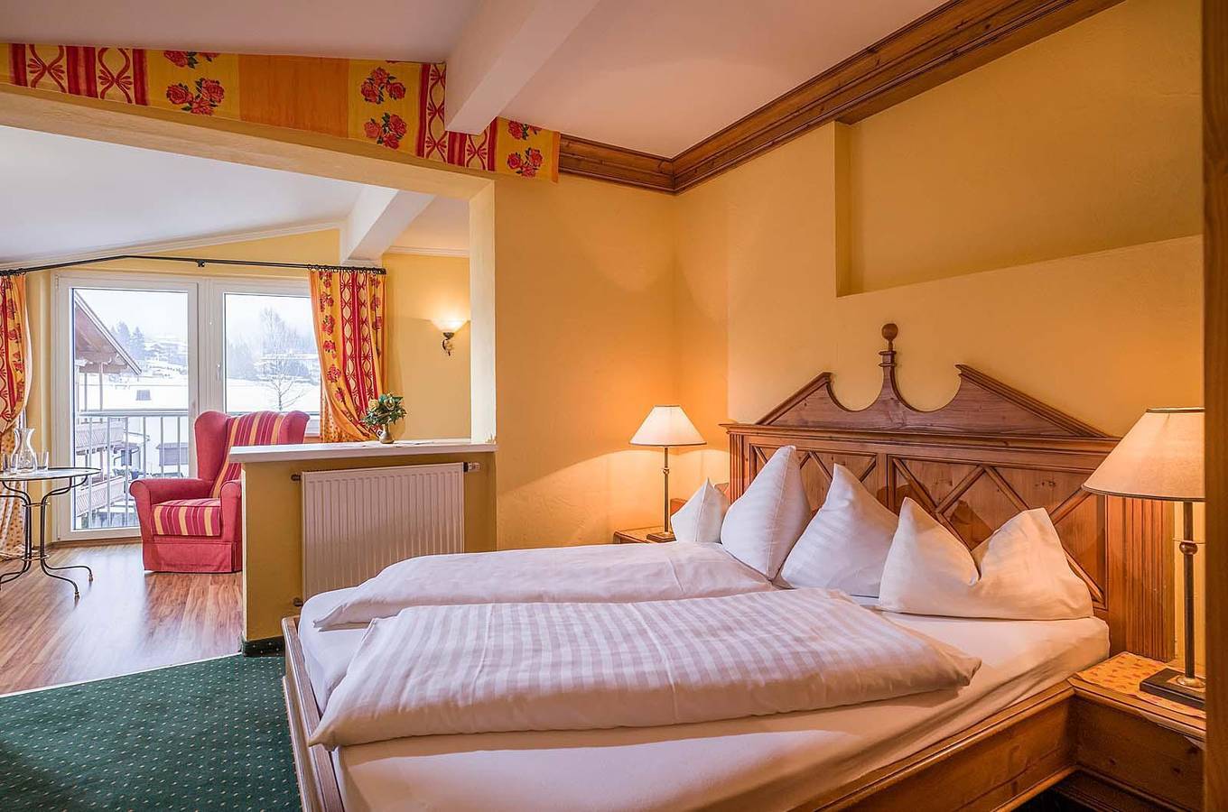 Doppelzimmer mit Balkon Fs in Maurach, Eben am Achensee