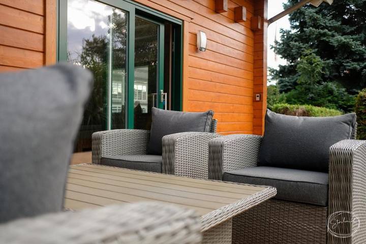 Ferienwohnung für 3 Personen, mit Terrasse und Garten in Teichland